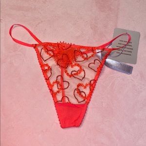 Savage X Fenty heart lace g string